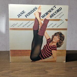 Vintage Jane Fonda's Work-Out Record 2 Disc Vinyl